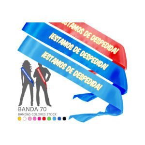 ESTAMOS DE DESPEDIDA MARINERA BANDA HONORIFICA AZUL (BANDA 70)