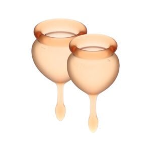 SATISFYER FEEL GOOD COPA MENSTRUAL - NARANJA