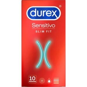DUREX SENSITIVO SUAVE SLIM FIT 10UDS