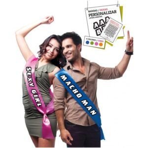 BANDA PERSONALIZA TU FIESTA - COLORES SURTIDOS