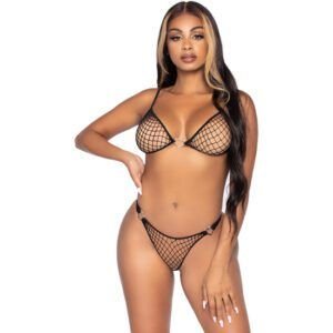 LEG AVENUE CONJUNTO INDUSTRIAL DE RED - NEGRO