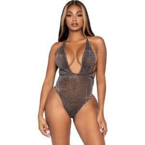 LEG AVENUE BODY STRING DE LUREX Y STRASS