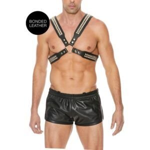 ARNÉS DE CUERPO PIRAMIDAL PARA HOMBRE - TALLA ÚNICA - NEGRO