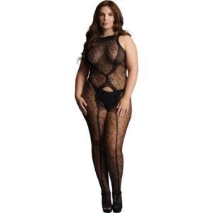 LE DESIR BODYSTOCKING DE LEOPARDO SIN ENTREPIERNA