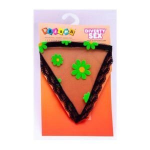 --- TANGA TRASPARENTE MARGARITAS ---