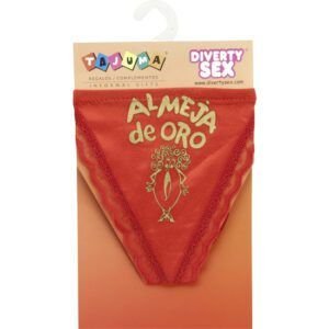 TANGA ROJO CHICA ALMEJA DE ORO