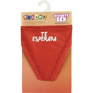 TANGA ROJO CHICA TE ESPERABA