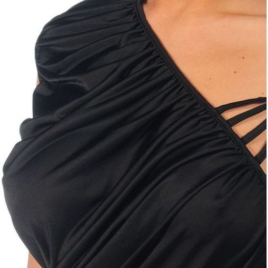 --- INTIMAX VESTIDO GLAMUR NEGRO --- - Imagen 3