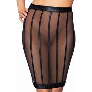 SOCORRO FALDA ESTILO LÁPIZ - NEGRO